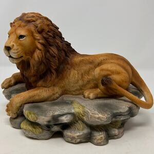 Home Interiors & Gifts Masterpiece Porcelain Lion's Pride #11024-00
